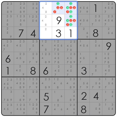 hidden singles sudoku